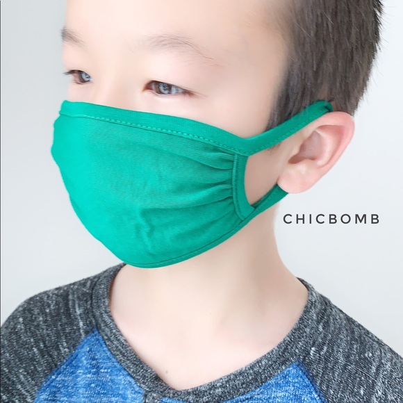 KIDS COTTON FACE MASKS - 3 PIECES - Picture 5 of 8